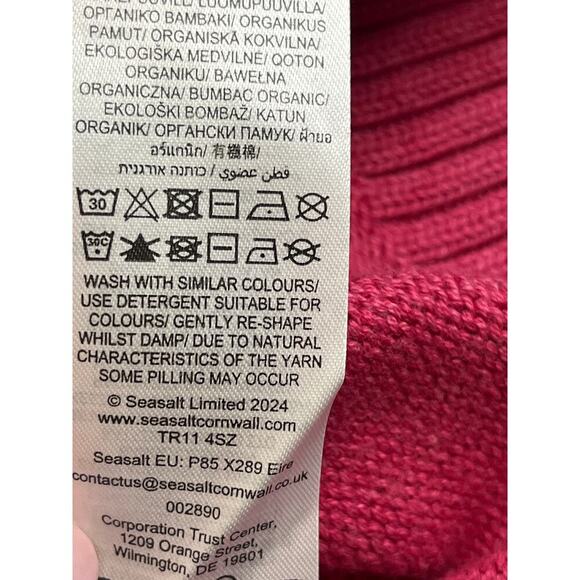 Seasalt Cornwall Studio Short Sleeve Organic Cotton Crewneck Sweater, size 6 - Picture 10 of 11